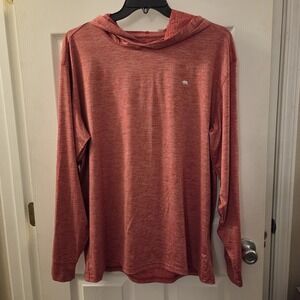 Onward Reserve Men Marl Red Outdoor Sports Performance Pullover Hoodie Sz XL NWT